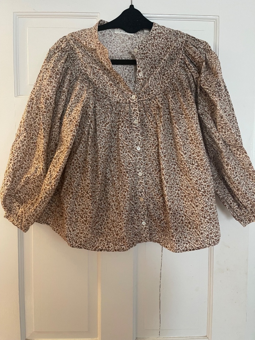 Doen Berkeley top Champignon Floral Sienna XS - Picture 3 of 3